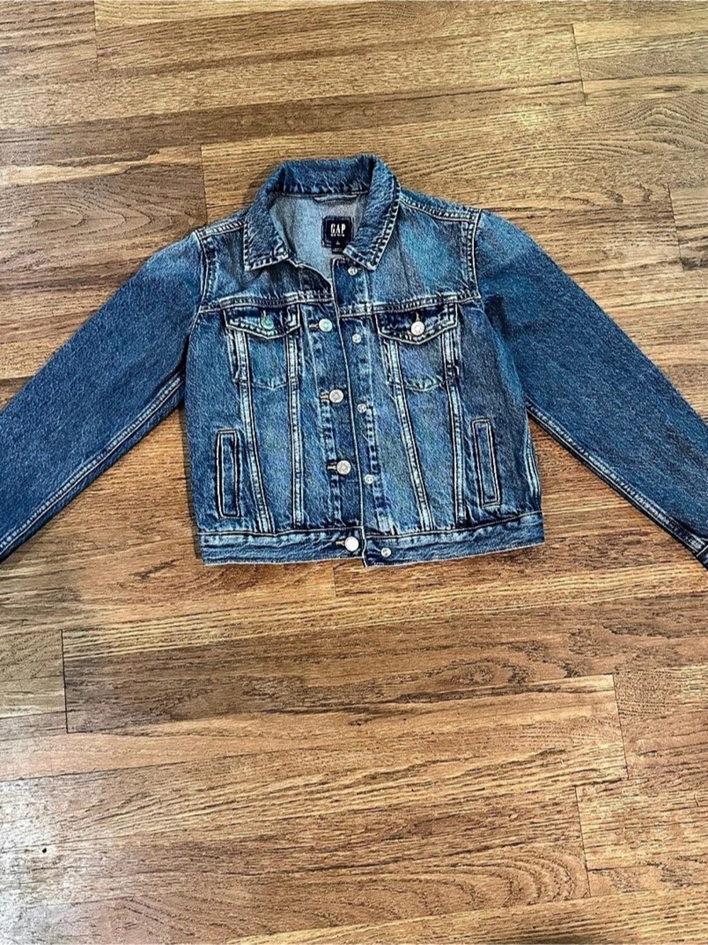 Gap Kids Icon Denim Jacket in Blue